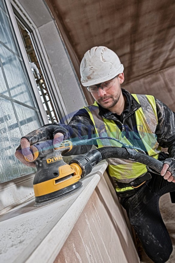 Шліфмашина Ексцентрикова Dewalt 280W Ø125Mm 8000-12000 Об/Хв